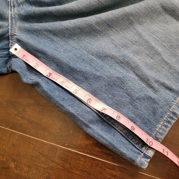 Free People Interstate Slouchy Denim Shorts Womens 29 Casual Y2K Jorts Relaxed - Picture 3 of 8